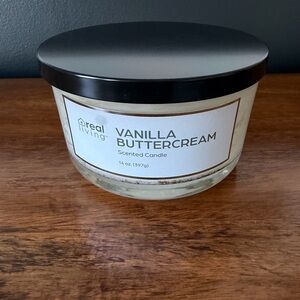 Real Living Vanilla Buttercream Scented 3 Wick Candle